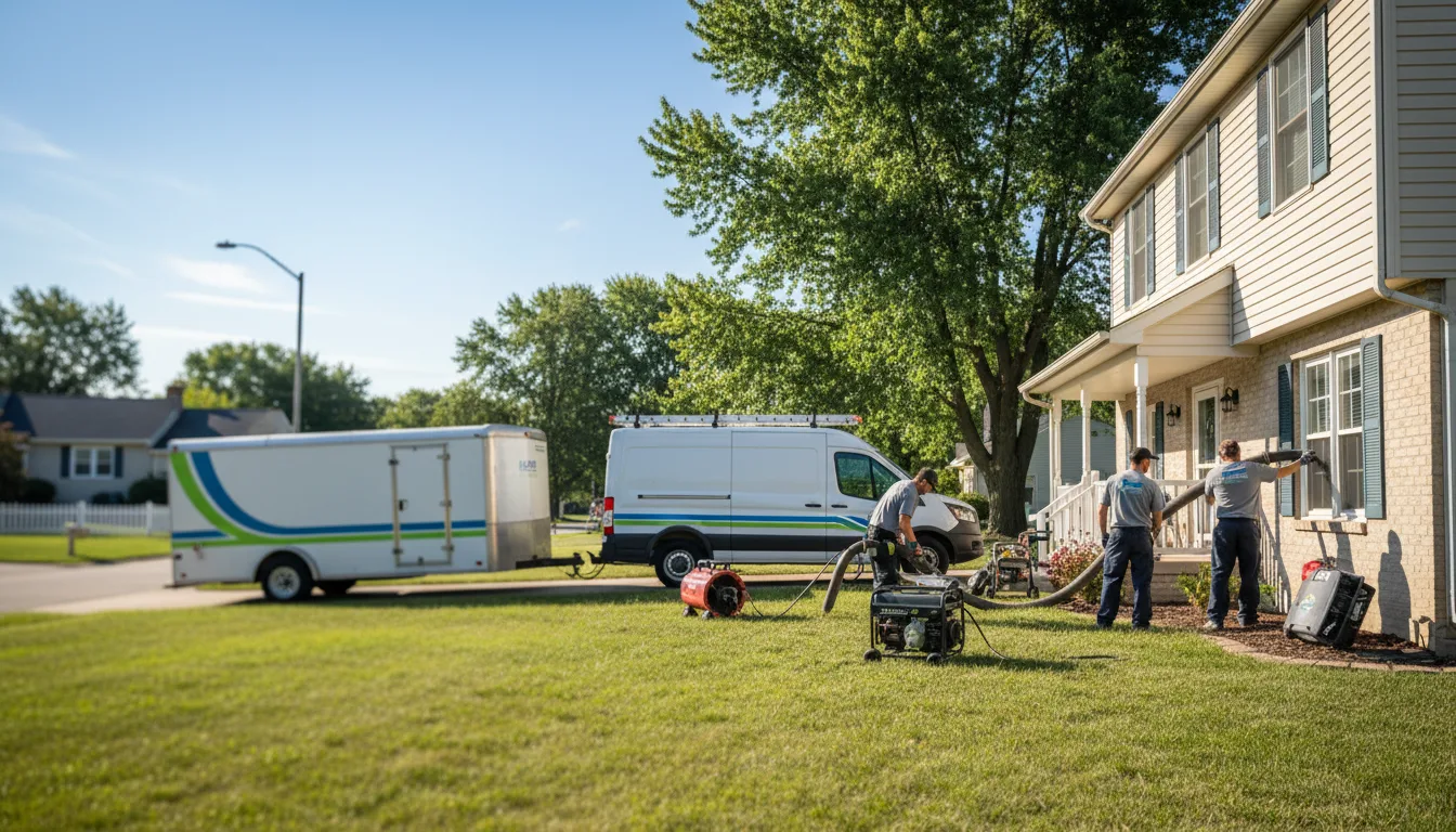 Flooded Basement Restoration And Cleanup With Repair in East Jordan, MI near me